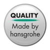 H. GROHE 96170000 hansgrohe Support for Unica'E shower rail Slider for Unica''E, Chrome view 3