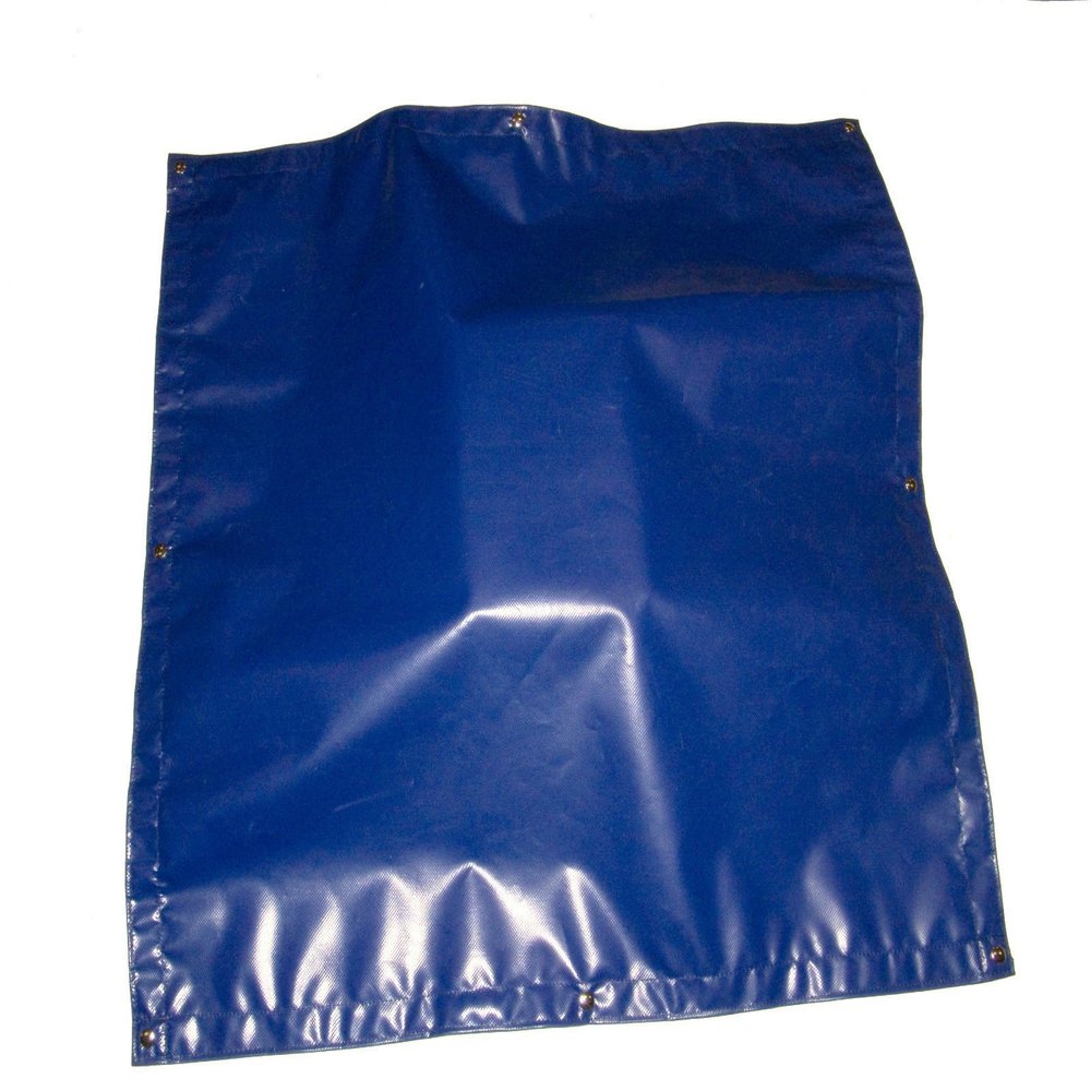 Northwest Tarp & Canvas Hatch Cover, Blue, Heavy Duty Vinyl 3' X 3' with Snaps Installed & (8) Screw Studs