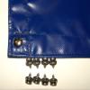 Northwest Tarp & Canvas Hatch Cover, Blue, Heavy Duty Vinyl 3' X 3' with Snaps Installed & (8) Screw Studs view 4