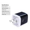USB Wall Charger, Charging Cube,Sicodo 3Pack Dual Port Charging Block view 2
