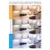 Nadair 11" LED Under Cabinet Lighting Kit Swivel Plug-In Ultra-Slim Closet or Kitchen Cabinet Light Dimmable With 3 Color Modes Built-In, Linkable view 4