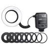 Godox ML-150II Macro Ring Flash Light GN12 with 8 Lens Adapter Rings for Canon Nikon Pentax Olympus DSLR Cameras view 1