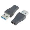 Asadall USB 3.1 Type C Adapter,USB 3.1 Type-C Female to USB 3.0 A Male Data Adapter Connector Converter for Macbook Phone Tablet (Black,Pack of 1) view 2