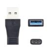 Asadall USB 3.1 Type C Adapter,USB 3.1 Type-C Female to USB 3.0 A Male Data Adapter Connector Converter for Macbook Phone Tablet (Black,Pack of 1) view 3