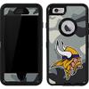 Skinit Decal Skin Compatible with OtterBox Defender iPhone 6 - Officially Licensed NFL Minnesota Vikings Camo Design view 1