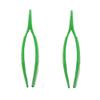 2 PCS PLASTIC TWEEZERS 5" NON CONDUCTIVE JEWELRY WATCHMAKERS view 2