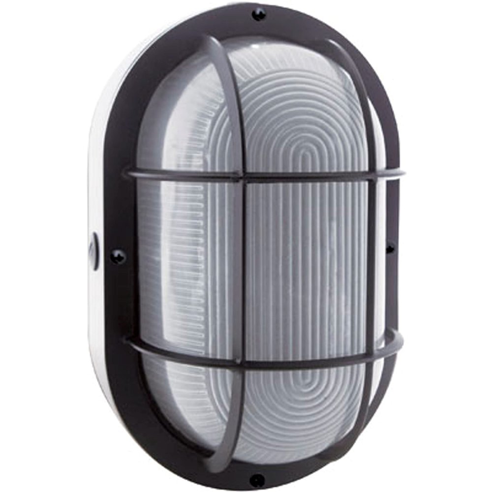 Nuvo 65/114 20W LED Bulk Head Fixture-Black Finish, 5.50x11.25x7.00