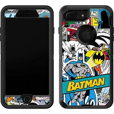 Skinit Decal Skin Compatible with OtterBox Defender iPhone 7 Plus - Officially Licensed Warner Bros Batman Comic Book Design