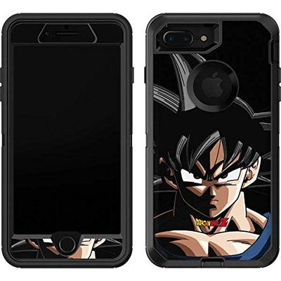 Skinit Decal Skin Compatible with OtterBox Defender iPhone 7 Plus - Officially Licensed Dragon Ball Z Goku Portrait Design