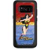 Skinit Decal Skin Compatible with OtterBox Defender Galaxy S8 - Officially Licensed Warner Bros Wonder Woman Ready to Fight Design view 1