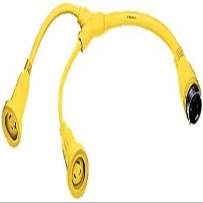 Hubbell HBL64CM54 Y ADAPTER 2/30A W/1 50A/250V by Hubbell Wiring Device