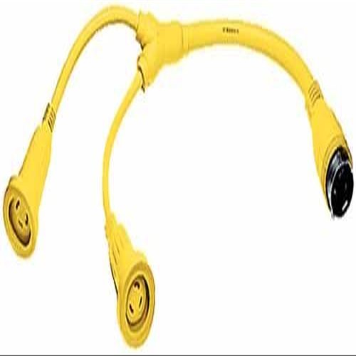 Hubbell HBL64CM54 Y ADAPTER 2/30A W/1 50A/250V by Hubbell Wiring Device