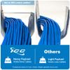 ICC 2-Inch Wall Mount J-Hook  25-Pack, Cable Support Hooks with Retainer Clips, Galvanized Steel with Zinc Finish  for Structured Cabling and Cable Management view 3