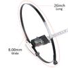 Cable Zip Ties Heavy Duty 26 Inch, Ultra Strong Plastic Wire Ties with 180 Pounds Tensile Strength, 50 Pieces, Durable Nylon Black tie Wraps, Indoor and Outdoor UV Resistant, Quality Cable Ties view 4