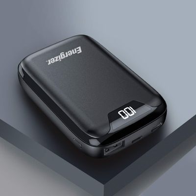 Energizer UE10004QC 10000mAh 2.1A Quick Charge 3.0 ABS Lithium Polymer Power Bank for Smartphones and Tablets, White