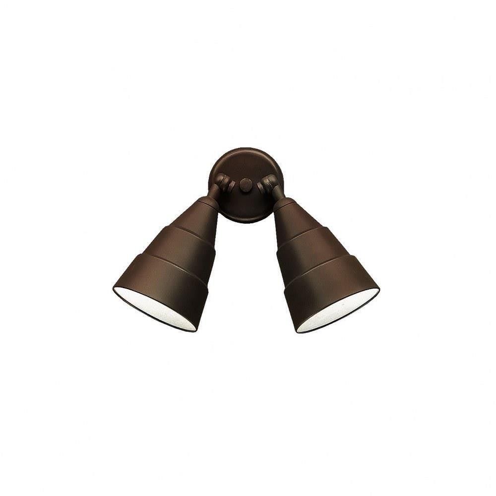 Kichler Cans and Bullets - 2 Light Wall Mount - with Utilitarian Inspirations - 11.25 inches Tall by 6 inches Wide-Architectural