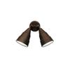 Kichler Cans and Bullets - 2 Light Wall Mount - with Utilitarian Inspirations - 11.25 inches Tall by 6 inches Wide-Architectural view 1