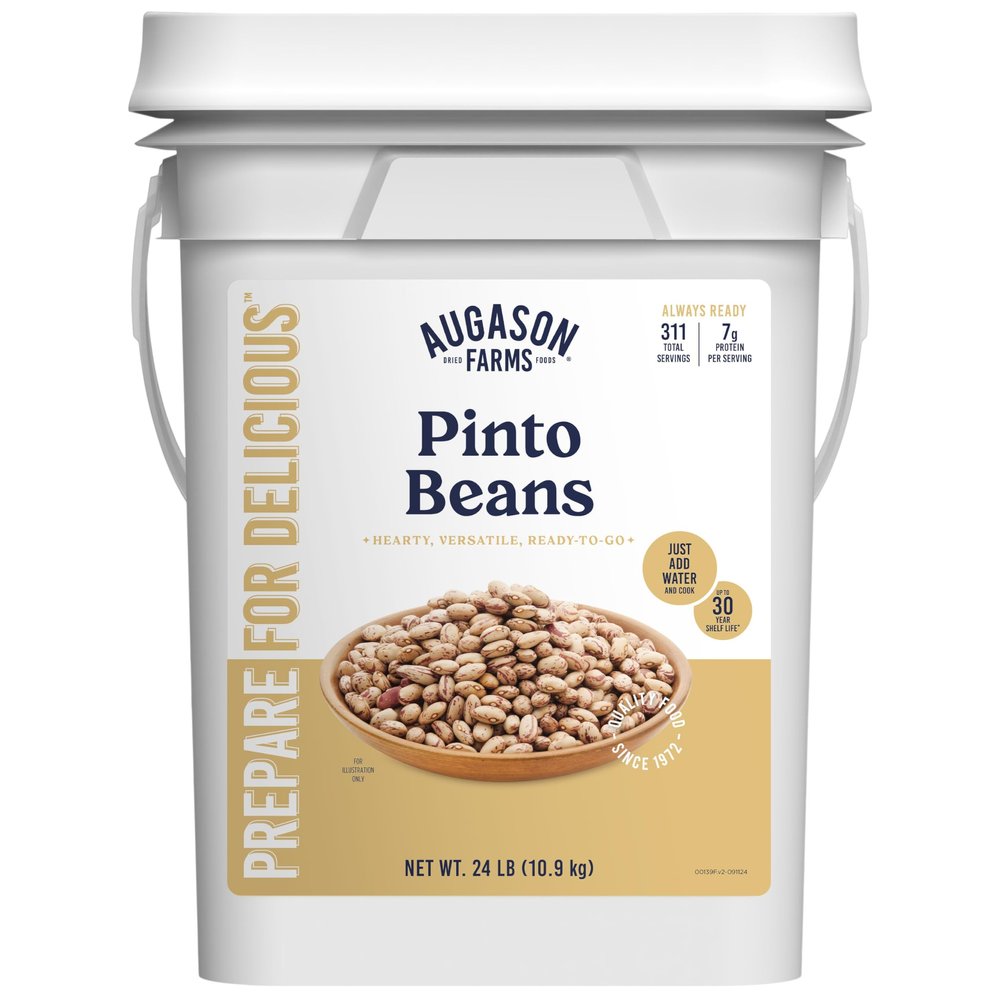 Augason Farms Pinto Beans 4-Gallon Pail