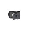 Secure 1/8 Inch Premium R Type UV Black Nylon Screw Mount Cable Clamp for Wire Management - 100 Pack view 2