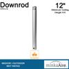Minka-Aire 12 Inch Ceiling Fan Downrod - Silver - DR512-SL view 4