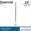 Minka-Aire DR524-SL, 24" Downrod, Silver view 4