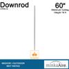 Minka-Aire 60 Inch Ceiling Fan Downrod - Silver - DR560-SL view 4