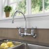 Peerless 2-Handle Wall Mount Kitchen Sink Faucet, Chrome P299305LF view 4