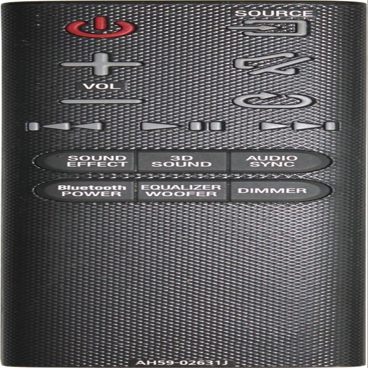 USARMT New Replaced Samsung AH59-02631J Remote for Samsung Sound Bar