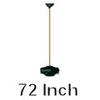 72" Universal Downrod Finish: French White view 1