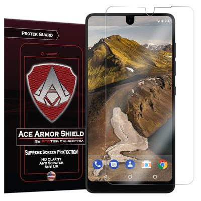 Essential Phone PH-1 2017 Screen Protector (Case Friendly) (2-Pack), Ace Armor Shield Protek Guard HD Full Coverage Screen Protector for Essential Phone Scratch-Free Film