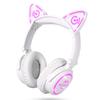 Mindkoo Kids Headphones, Cat Ear Headphones Wired & Wireless, Led Lights Up, Foldable Bluetooth Wireless Headphones with Microphone for Travel iPad Tablet, Gifts for Kids & Adults view 1