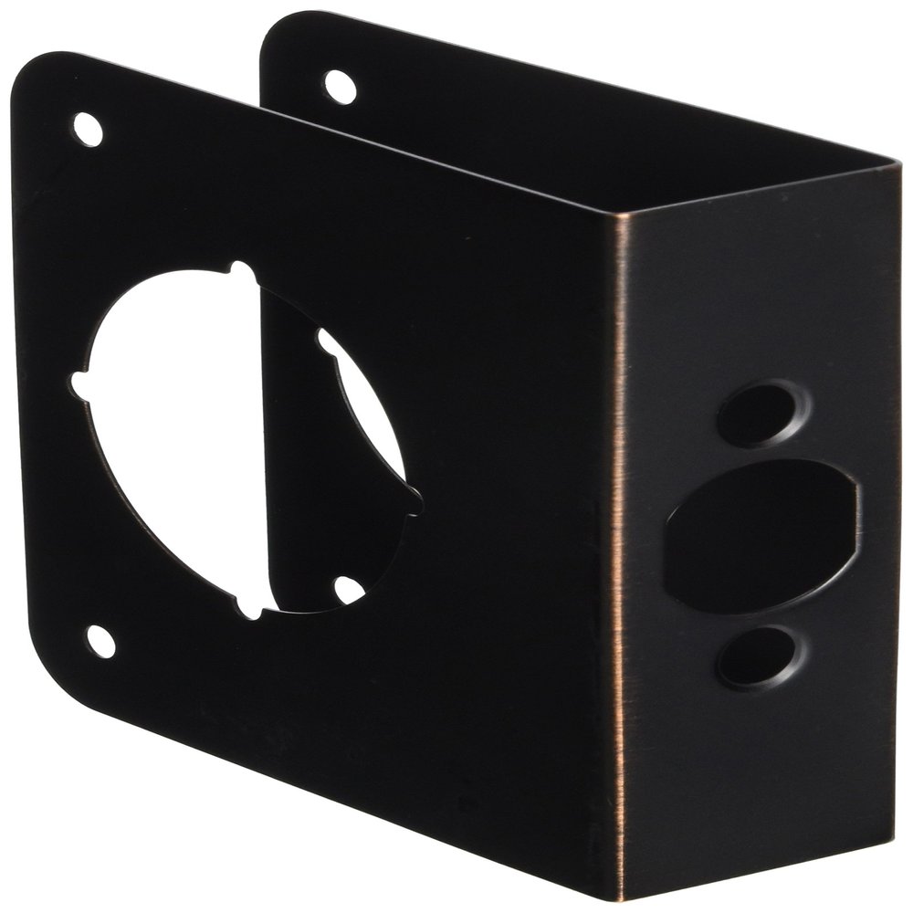 National/Spectrum Brands HHI 2051-VB 4-1/2" Brass Door Reinforce