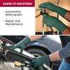 Ansell MICROFLEX Dura Flock DFK-608 Thick 11mil Nitrile Gloves for Automotive, Aftermarket, Machinery - Medium, Green (Box of 50) view 3