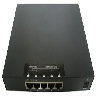Dualcomm 1-to-3 10/100/1000Base-T Ethernet Flow Switch Tap, Black
