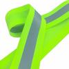 Just In Trend Flame Resistant FR Sew On High Visibility Hi Vis Retro Reflective Tape (2" x 10 yds, Lime/Silver) view 2