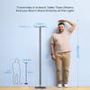 TROND Floor Lamp, LED Modern Torchiere Lamp, 71 in Tall Aluminum Pole Light view 4
