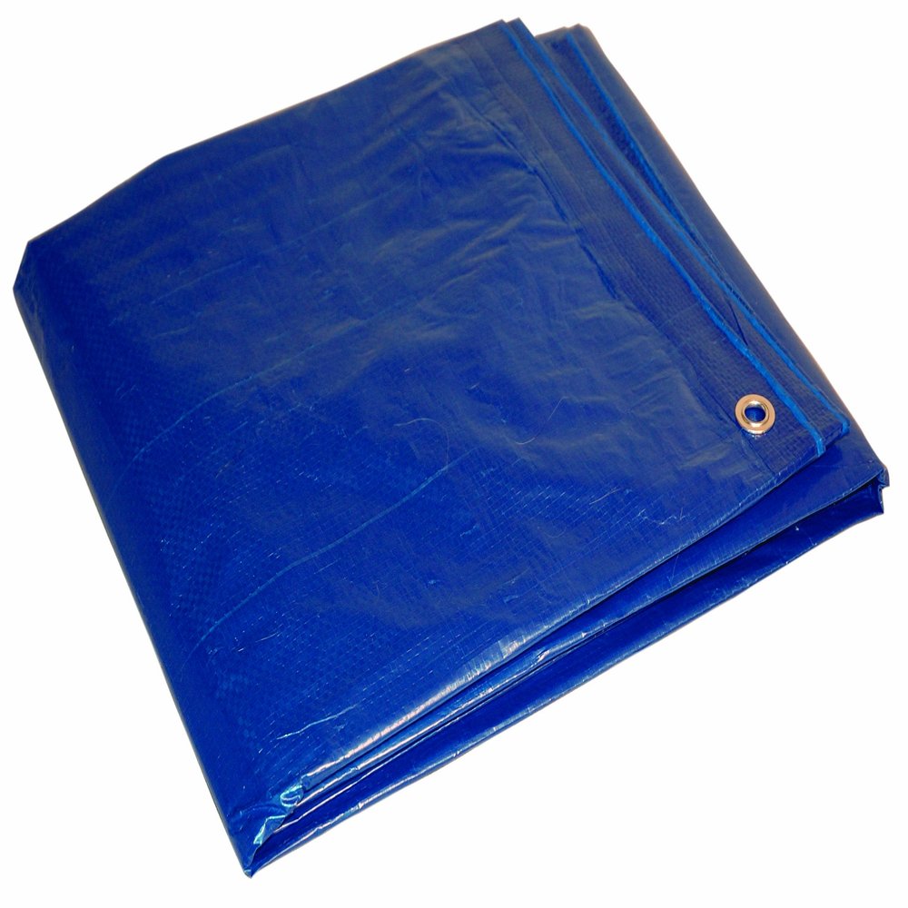 12' x 16' Foremost Tarp 81216 Blue Cut Size 5-Mil Tarp