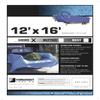 12' x 16' Foremost Tarp 81216 Blue Cut Size 5-Mil Tarp view 3