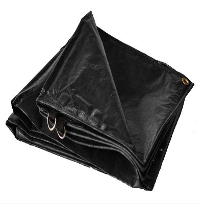 Dry Top 508123 Super Heavy Duty Tarp, 8x12 Feet, Black