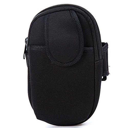 Armband Sport Running Trekking Hiking Wrist Arm Bag Cycling Mounting Strolling Armband Zipper Pockets for iphone 7,7 plus, 6, 6plus