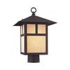Livex Lighting 2134-07 Montclair Mission 1-Light Fixture, Bronze view 3