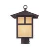 Livex Lighting 2134-07 Montclair Mission 1-Light Fixture, Bronze view 4