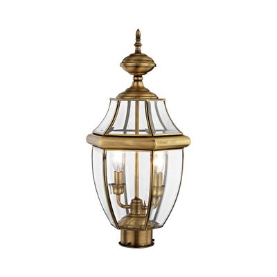 Livex Lighting 2254-01 Monterey 2-Light Fixture, Antique Brass