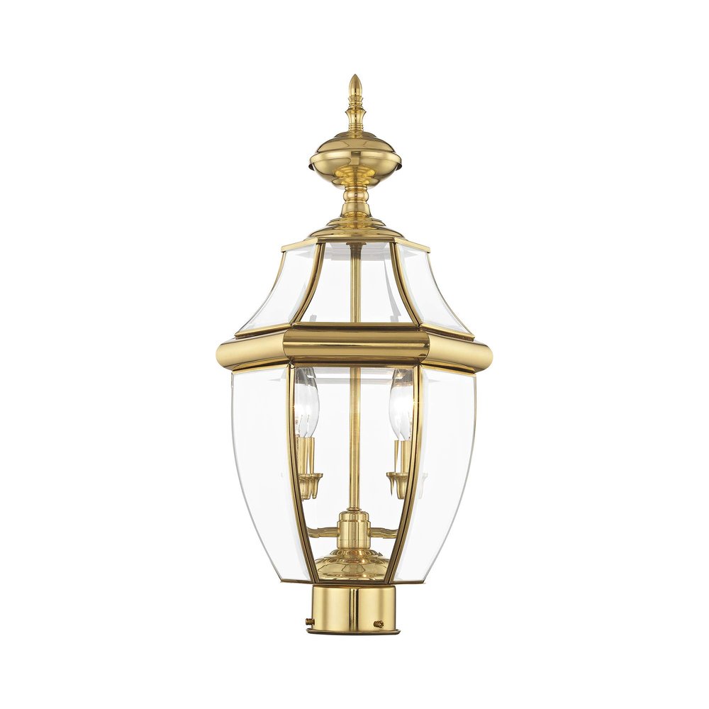Livex Lighting 2254-02 Monterey 2-Light Fixture, Polished Brass