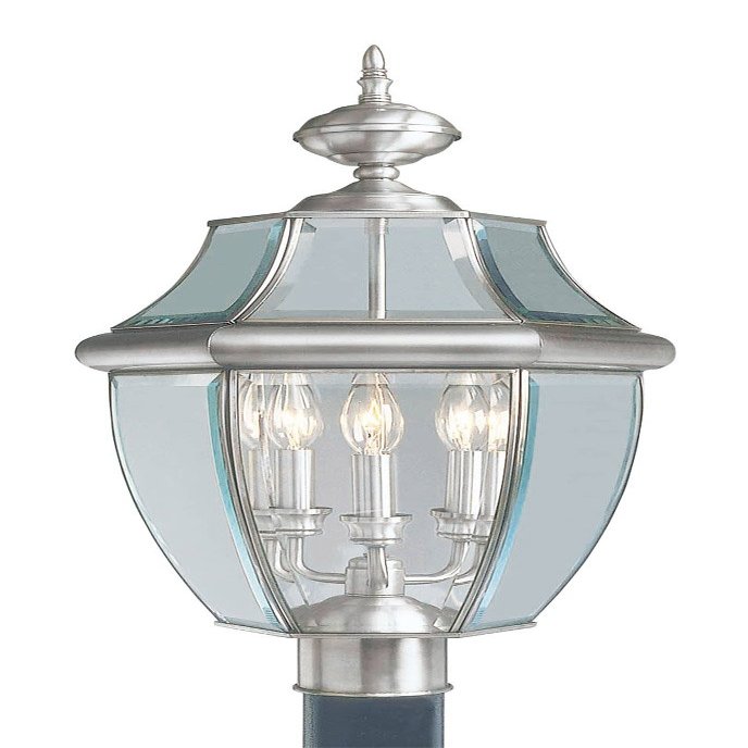 Livex Lighting 2354-91 Monterey 3-Light Fixture, Brushed Nickel