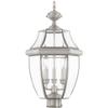 Livex Lighting 2354-91 Monterey 3-Light Fixture, Brushed Nickel view 3