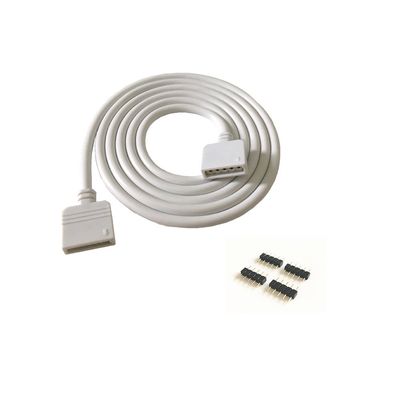 HUALAND 5M 16.4ft 5 Color RGBW Extension Cable LED Strip Connector Extension Cable Cord Wire 5 Pin LED Connector for SMD 5050 3528 2835 RGBW LED Light Strip