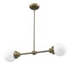 Acclaim Lighting IN21224RB Transitional Two Light Island Pendant from Portsmith Collection in Brass Finish, 6.00 inches view 4
