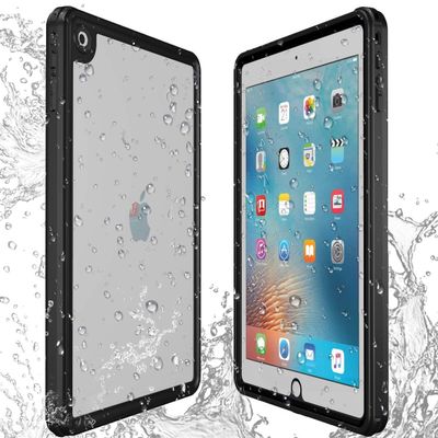 iPad 9.7 inch 2017/2018 Waterproof Case,AICase IP68 Waterproof 360 Degree All Round Protective Ultra Slim Thin Dust/Snow Proof with Lanyard Shockproof Case for Apple iPad 5th 6th Generation