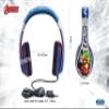 eKids Avengers Headphones for Kids, Wired Headphones for School, Home or Travel, Tangle Free Stereo Earphones with Volume Control, 3.5mm Jack, For Fans of Avengers Merchandise view 2
